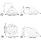 Quilting Rulers Templates 4pcs Creative Cutting Patchwork Sewing Craft Ruler Diy
