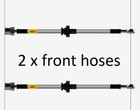 Front Hel Braided Brake Lines For Vauxhall Astra Mk5 2 0 Turbo Vxr  2005-2011 