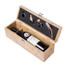 Personalized Bamboo Wine Box With Tools  Custom Engraved Family Gift  Birthday
