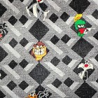 Looney Tunes Silk Tie 2002 Warner Bros Cartoon Characters Mens Necktie
