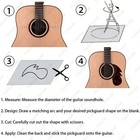 Acoustic Guitar Pickguard Blank Sheet Self-adhesive Scratch Plate - Multicolors