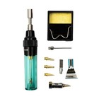 Butane Gas Soldering Iron Cordless Welding Torch Pen Tool Kit   Accessory Set