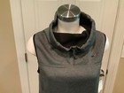Nike Gray Therma-fit High Neck Sleeveless Pullover Vest  Size Small