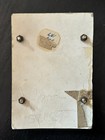 Rare Vintage Enamel British Union Jack Flag Cud  castle Union Developments  1961
