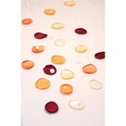 Orange Rose Petals 300pcs Artificial Flower Petals Fall Wedding Decor