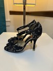 Paoul Italy Black Lace Argentine Tango Dance Shoes 38 5