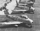Us Air Force Over Korea F-86 Sabre Plus North American F-86d