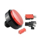 Colorful Arcade 60mm Round Push Button Illumilated Led Light With Microswitch A