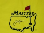 Jack Nicklaus Signed Undated Augusta Masters Golf Pin Flag Autograph Bas J57