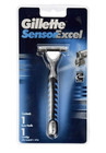Gillette Sensor Excel Razor Handle   1 Cartridge - Mens Excel Free Shipping