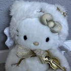 Vintage 2003 Sanrio Hello Kitty Christmas Angel Wings Violin Plush - Rare   Htf