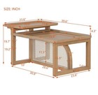 Coffee Table With Storage  End Table Side Table Living Room Accent Table  