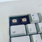 Vintage Apple Mechanical Keyboard M0116 Lightly Yellowed As Is Salmon Switches