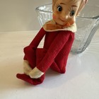 Vintage Japan Knee-hugger Elf Doll shelf Sitter Christmas Pixie Japan