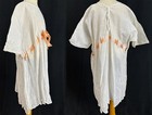 Edwardian Childs Cotton Whitework Embroidered Eyelet Ribbon Belted Chemise Dress