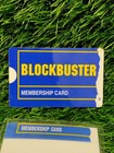 2 Vintage Original Blockbuster Video Laminated Membership Card Rare
