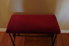 Antique Upholstered Cast Iron Bench - Local Pick-up In Tampa  Fl 