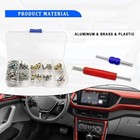102pcs Car R12   R134a A c Air Conditioner Schrader Valve Core Remover Tool Kit