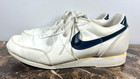 Nike Strike X 1986 Bowling Shoes Navy Blue And White Size 11 Very Clean Vintage