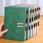 Vintage A5 Leather Notebook Soft Cover Journal Diary Business Office College