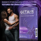 Getane Ultral Ribbed Lubricated Condoms  Comfortable And Intensified Lube