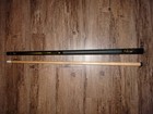 Lucky Black And Leprechaun Graphic Pool Cue With Linen Wrap - L65