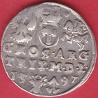 R  Poland Lithuania 3 Groschen 1597 Vilnius Sigismund Iii Xf  Details  3557