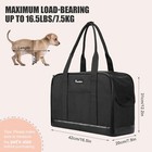 Pawaboo Dog Purse Carrier  Pet Carrier Tote With Pockets  Breathable Soft-sid   