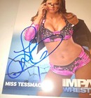 Signed Autographed Tna Wrestling Miss Brooke Tessmacher Promo Photo Impact Wwe