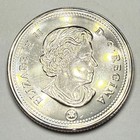 2022 Canadian Quarter 25cent Coin Last Year Qeii Effigy  Uncirculated Bu
