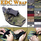 Edc Wrap - Cordura Fabric Wrap - Multiple Sizes  -  multiple Patterns Available 