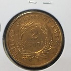1868 Two 2 Cent Piece   Au       Combined Shipping