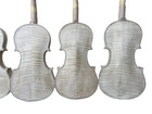 Unfinished New Violin 4 4 Full Size Handmade Spruce Flame Maple White 