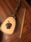 Vintage Vanity  Dresser Set Comb And Hair Brush With Mirror With Stand