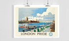 London England Uk Travel Vintage Travel Poster
