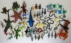Lot Of 62 Reptile Shark Amphibian Toy Frog Toad Lizard Snake Ocean Animals