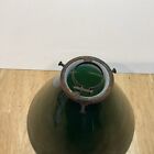 Vintage 5 1 4    X 7 1 4    Green Glass Lamp Shade Light Slant Cone Emerald