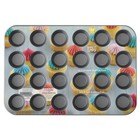 New Wilton Bake It Simply Extra Large Non-stick Mini Muffin Pan  24-cup