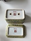 Antique Chinese Famille Rose Porcelain Planter With Qianlong Mark
