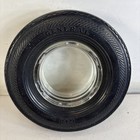 General Tire Company Gtr Advertising Ashtray Vintage Auto Glass Rubber 6g18