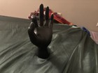 Black Matte Hand Ring Display Stand Mannequin Jewelry Showcase Holder