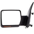 Tow Mirror For 2007-2014 F-150 Manual Adj Black Housing No Heat No Turn Signal