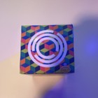 3x3x3 Multicolor Plastic Cube Twist Puzzle Brain Teaser With Colorful Packaging