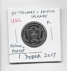 St  Thomas   Prince 1 Dobra 2017 K  Giant Sunbird   Falcon Parrot Royal Mint Uk
