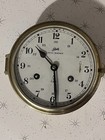 Vintage Schatz Royal Mariner Clock Ships Bell Brass   Key With Chime