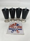 Lot 4 Kason Heavy Duty Adjustable Commercial Kitchen Countertop Appliance Legs