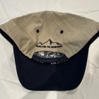 Busch Light Snapback Hat Beige black  head For The Mountains 