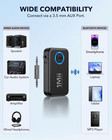 Bluetooth 6 0 Receiver For Car Aux Adapter Wireless Audio Music Receiver