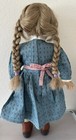 18  American Girl Doll Kirsten 1990 s Retired Pleasant Company  Meet Dress Blue