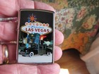 Nos Zippo High Polish  cigarette  lighter  welcome To Las Vegas Zippo Car  g 18
